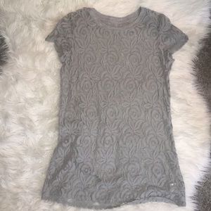 Grey Lace Anthropologie Dress